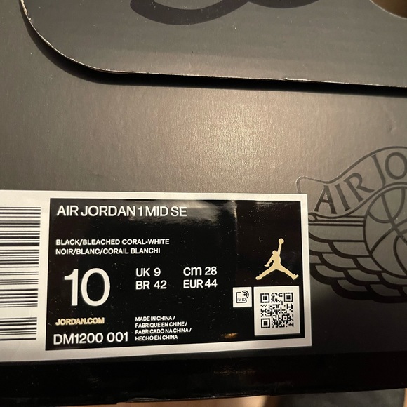 ❌SOLD❌ Air Jordan 1 Mid SE “Zen Master” sneakers, New in Box, M10 - Picture 11 of 11